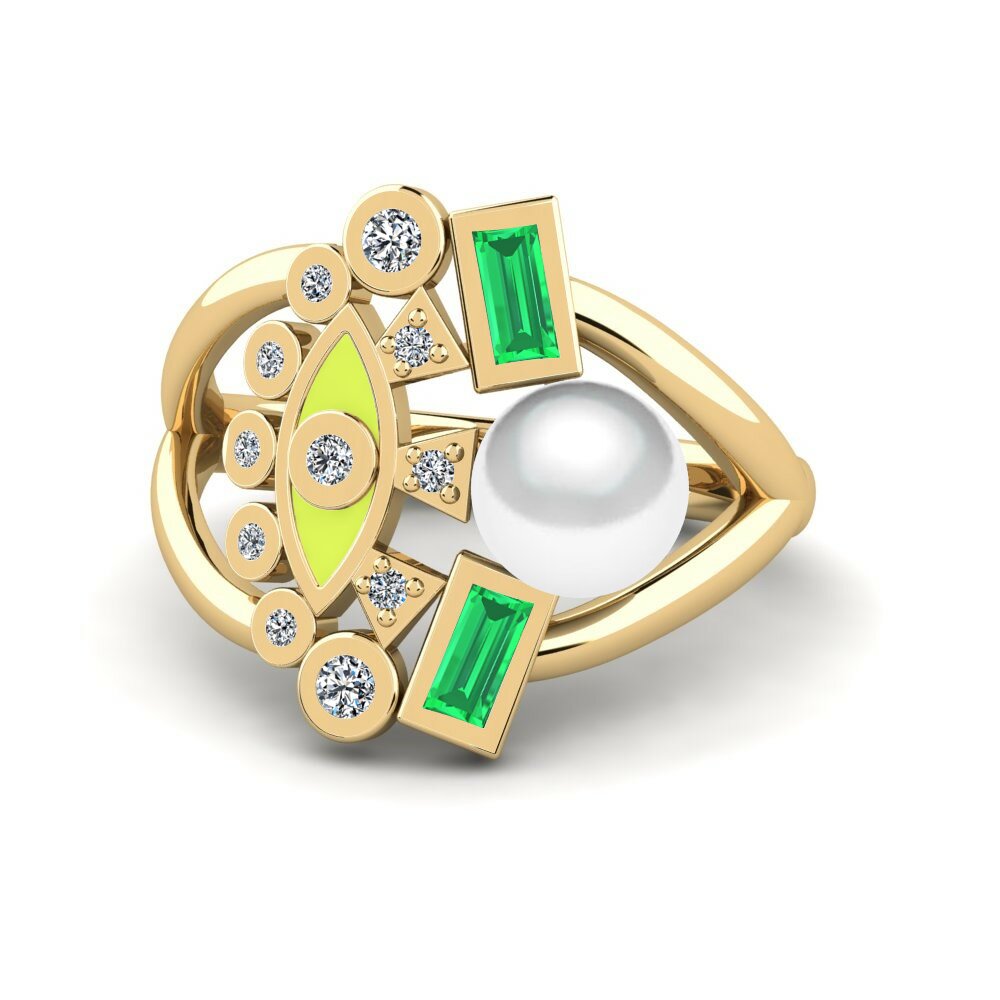 Bagues de fiançailles Tsavorite Evil Eye