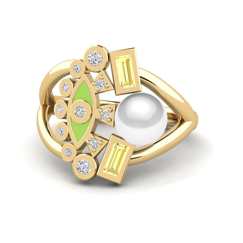 Saphir Jaune Bague Tripolissasv