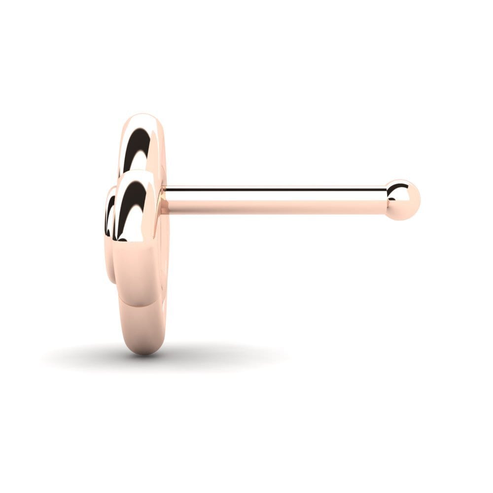 Piercing Red Color Compre GLAMIRA Piercing Nariz Sharr en corte Redondo 0.015 Quilates 14k ...
