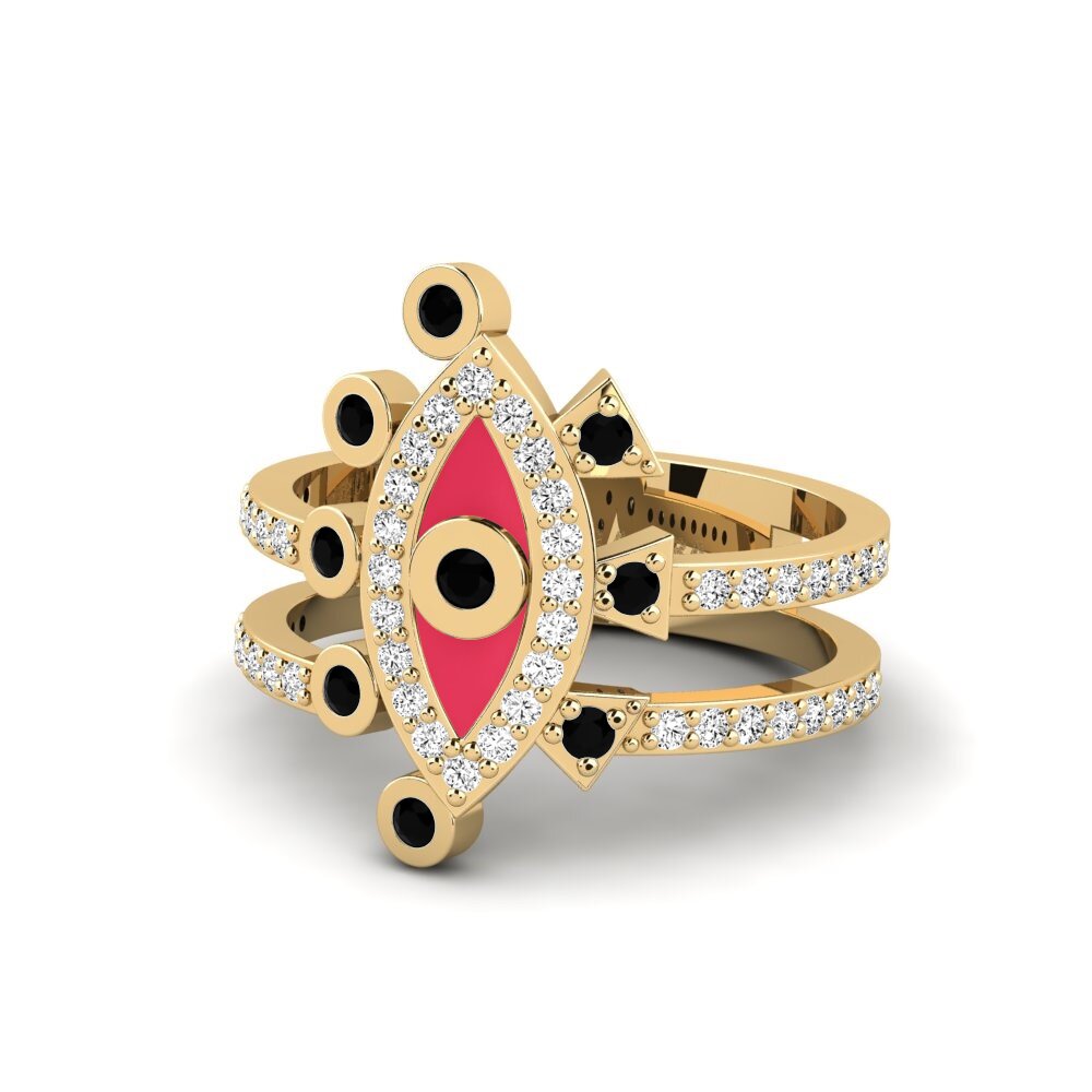 Schwarzer Onyx Ring Akroenos