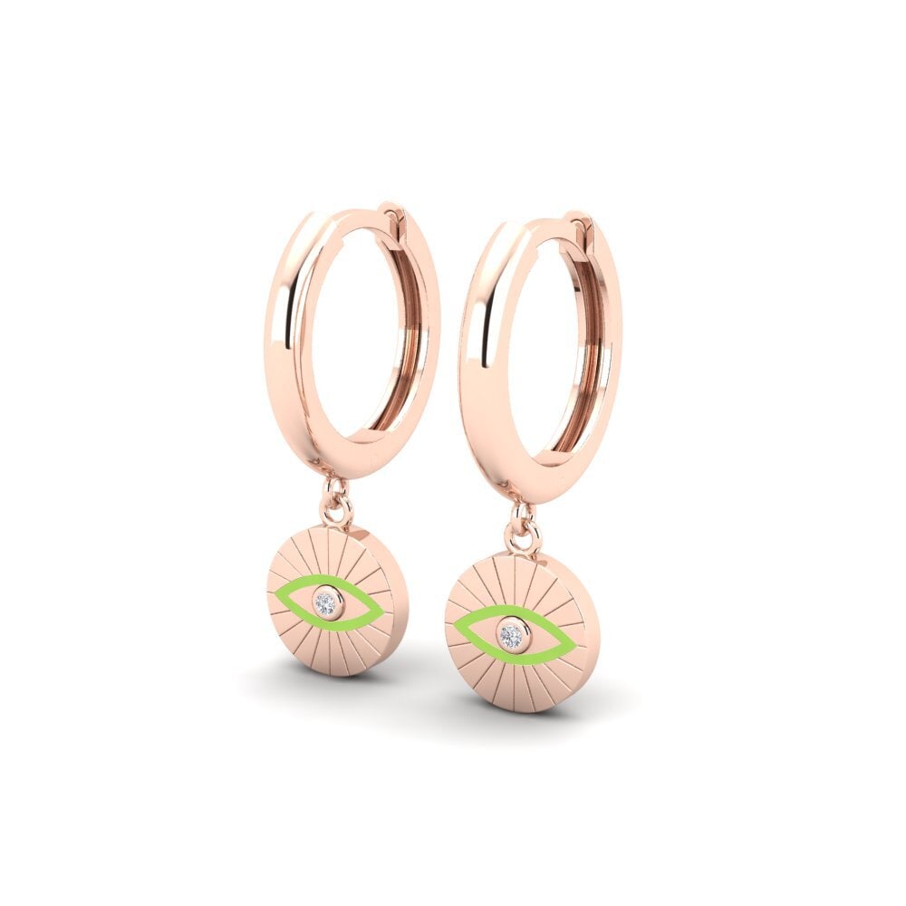 14k Rose Gold Women's Earring Apata