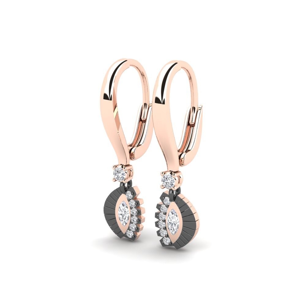 14k Rose Gold Women's Earring Arvasin