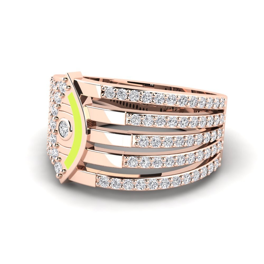 Rotgold 750 Ring Bersinar