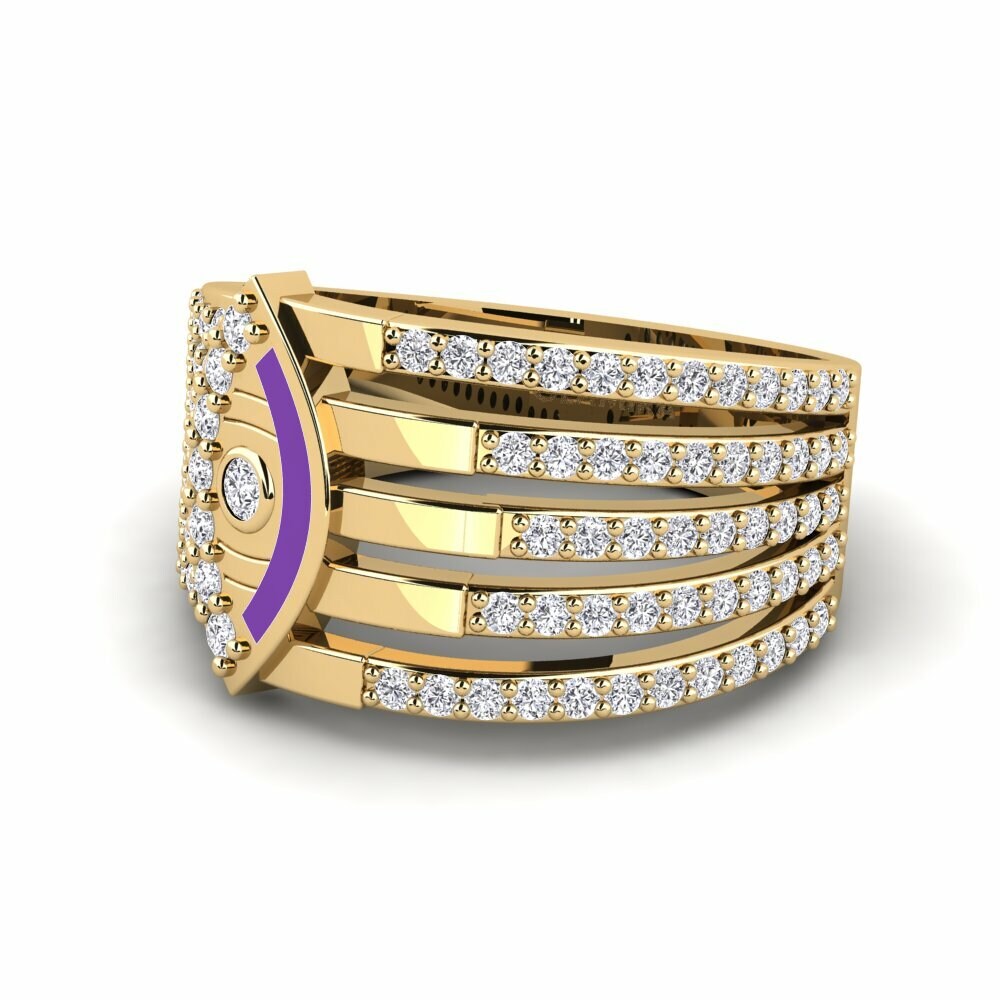 Diamant De Synthèse Bague Bersinar