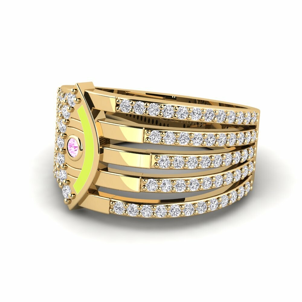 Saphir Rose Bague Bersinar