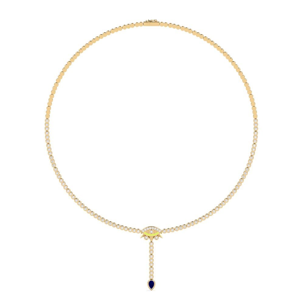 Sapphire Collier Brilhar