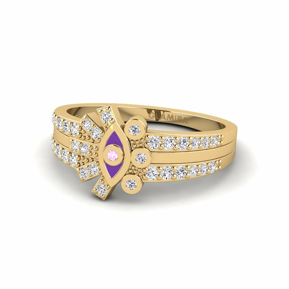 Saphir Rose Bague Ceramus