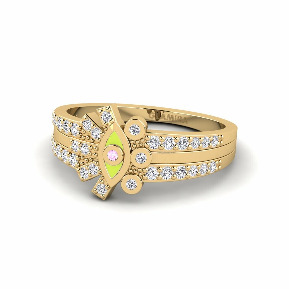 Saphir Rose Bague Ceramus
