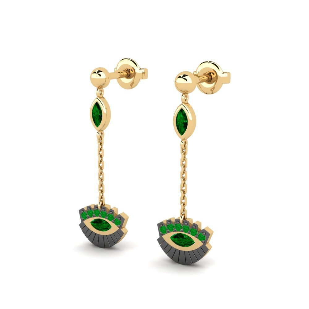 Circonita Verde Pendiente de mujer Geist