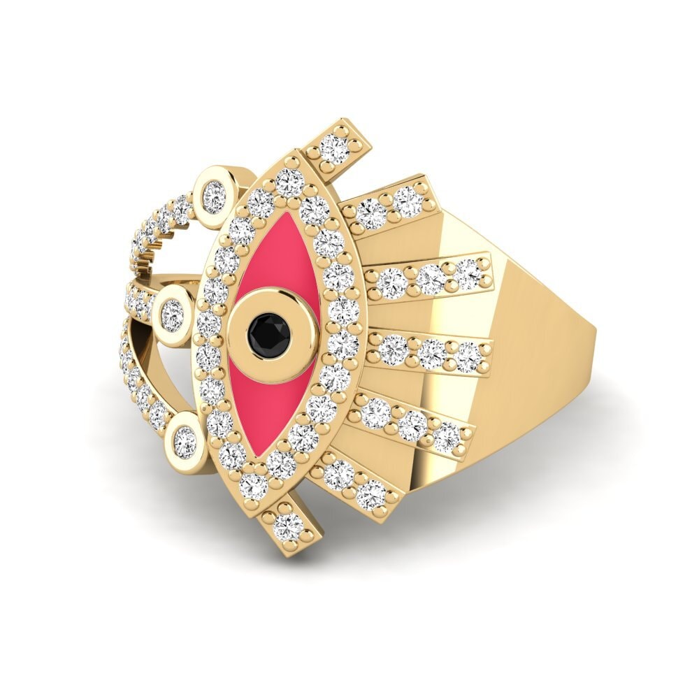 Schwarzer Onyx Ring Lykia