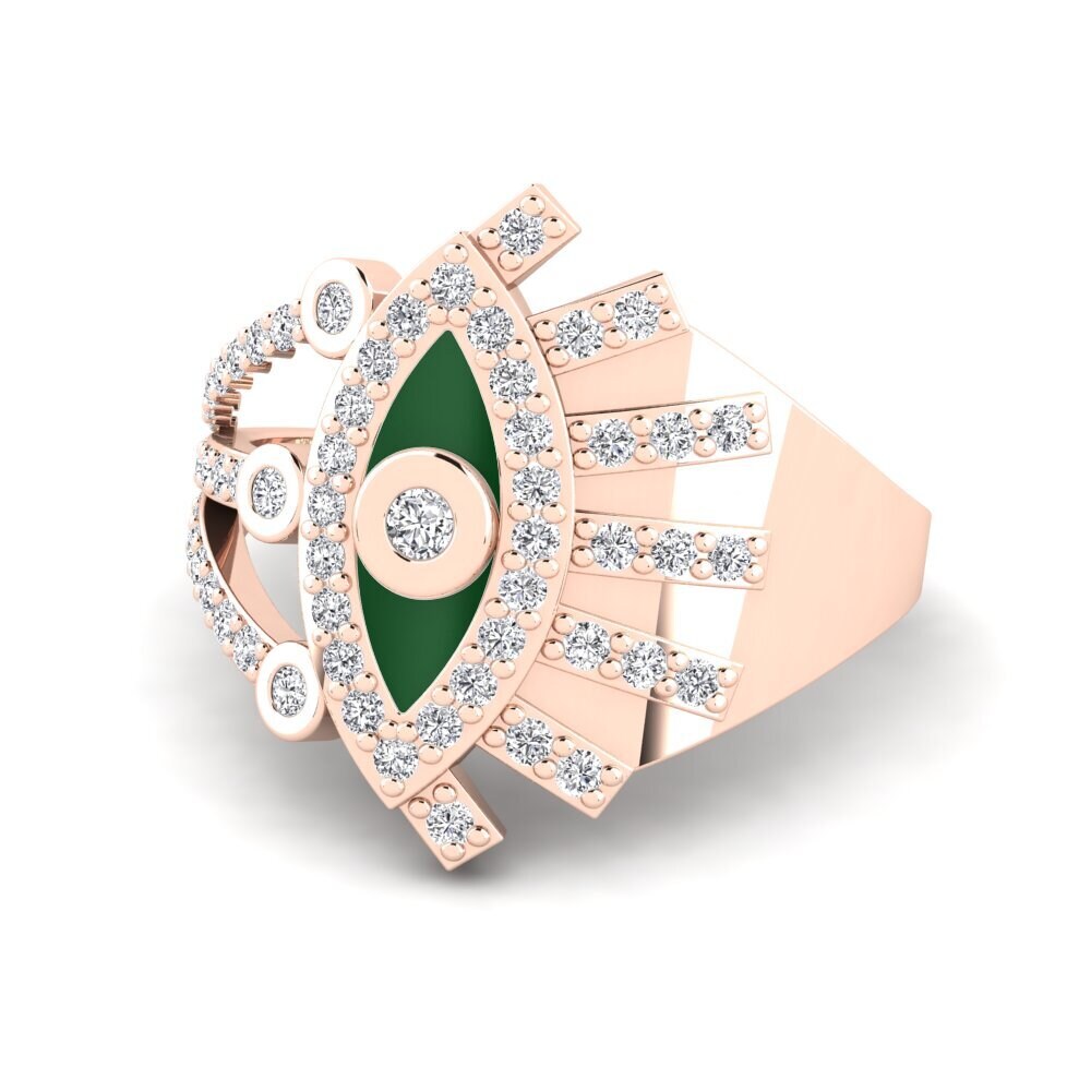 Rotgold 375 Ring Lykia