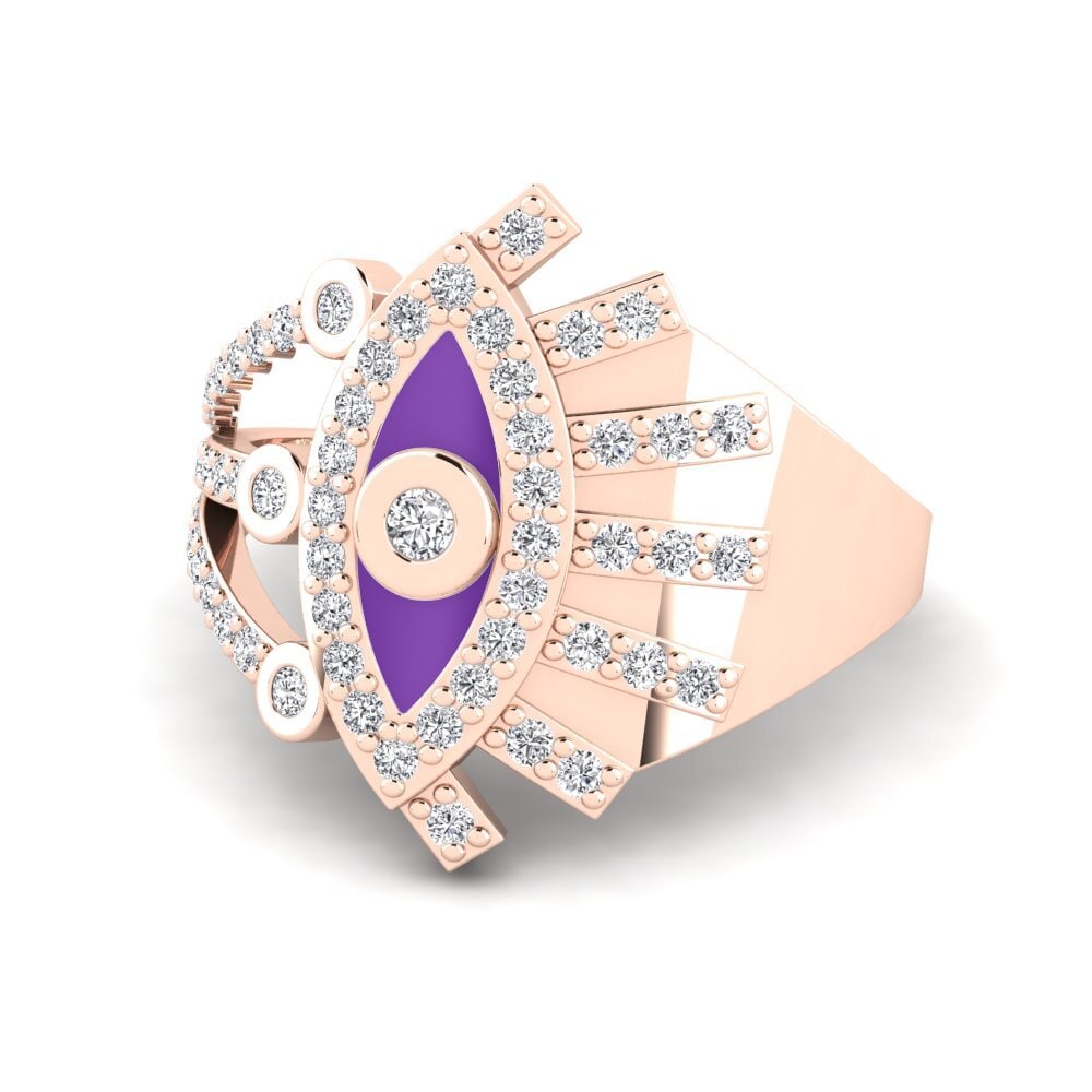 9ct Rose Gold Ring Lykia