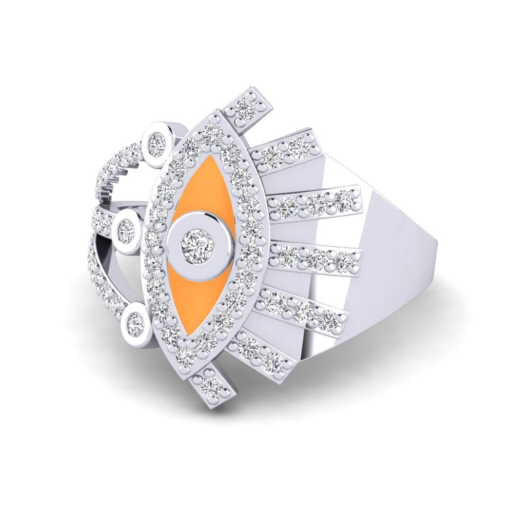14ct White Gold Ring Lykia