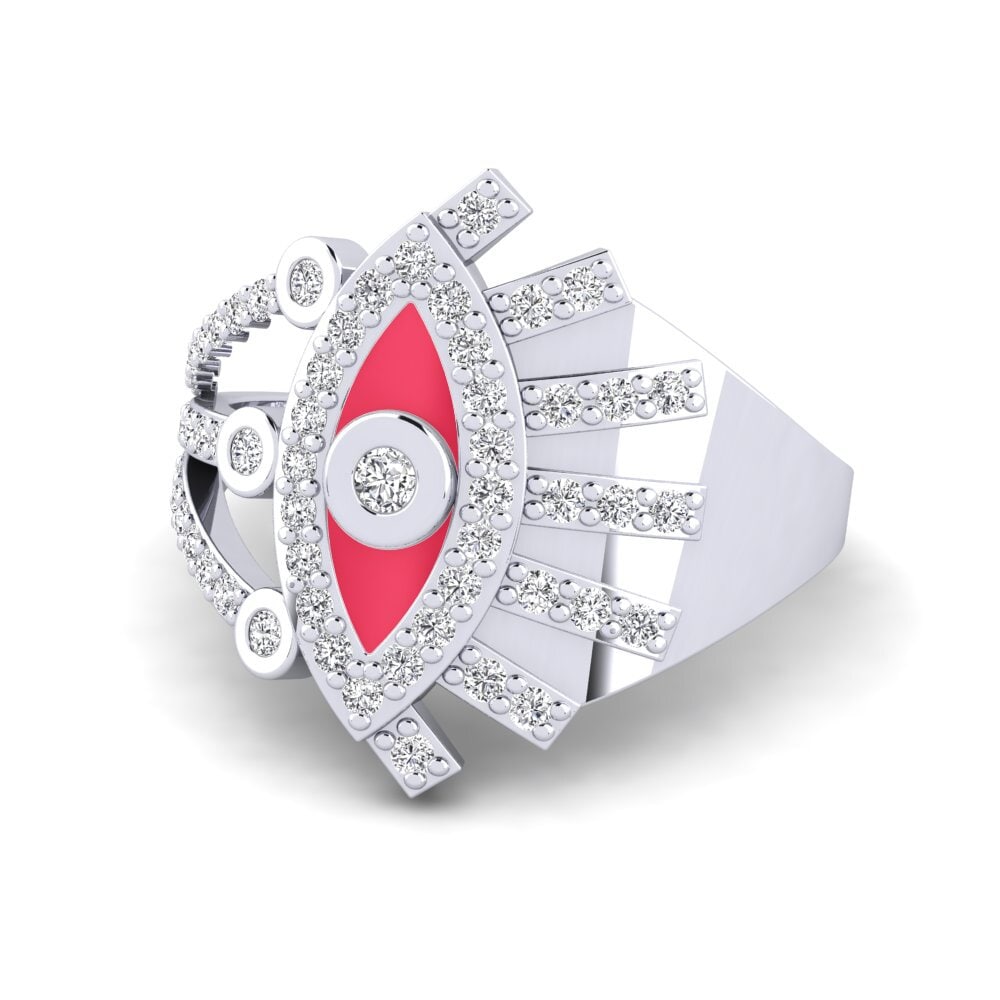 14ct White Gold Ring Lykia