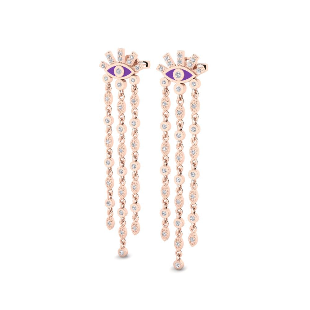 14k Rose Gold Women's Earring Nikde