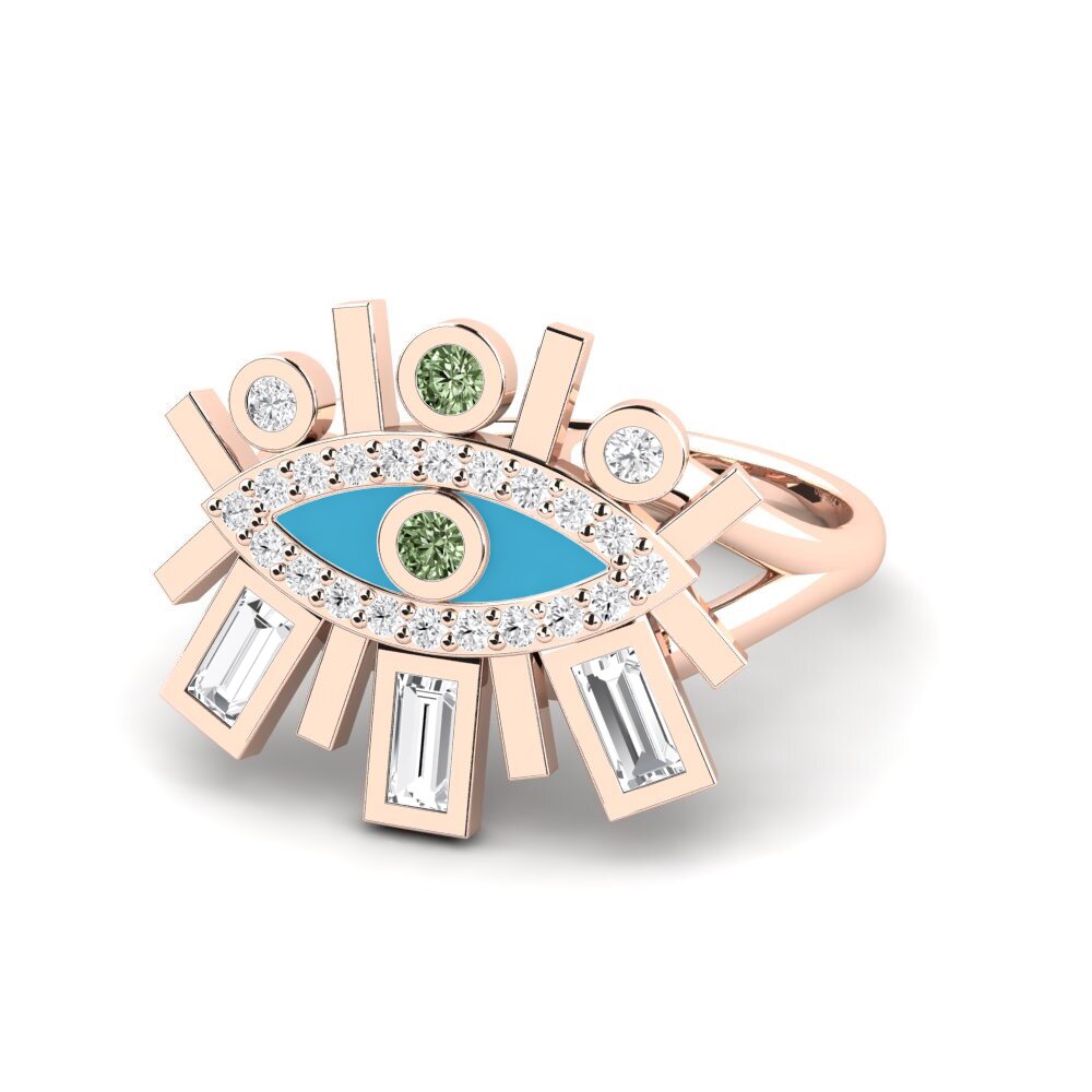 18ct Rose Gold Ring Okenaus