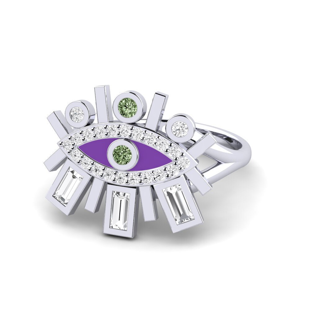 950 Platin Ring Okenaus