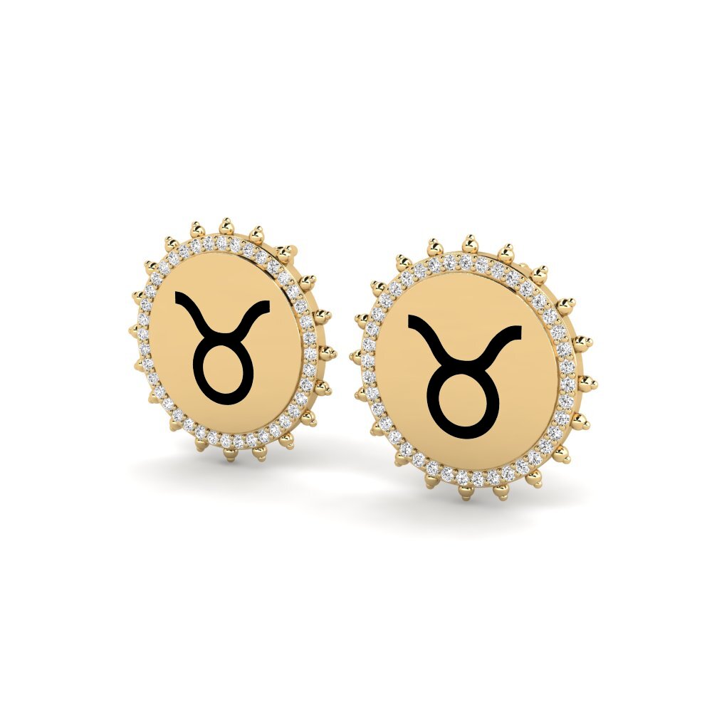Moissanite Boucle d'oreille femme Jacksonte - Taurus