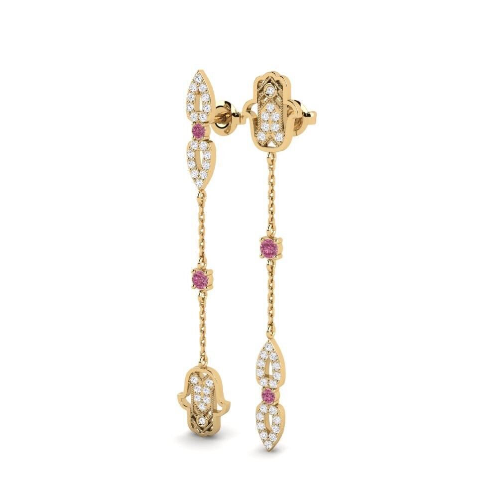 Rhodolite Garnet Women's Earring Argia