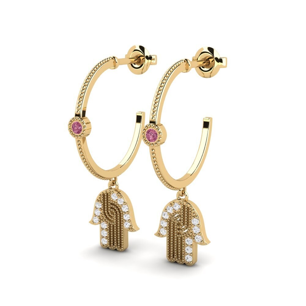 Rhodolite Garnet Women's Earring Aviothic
