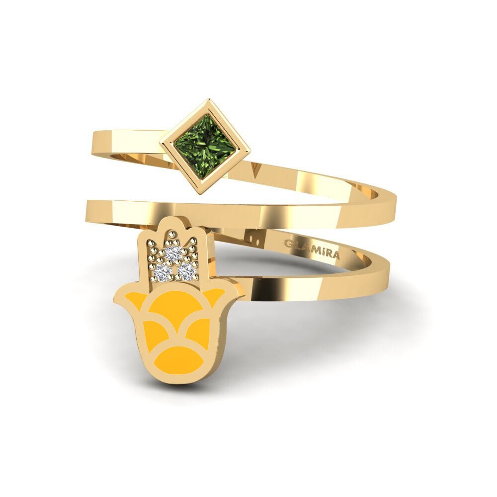 Green Sapphire Ring Babeslea