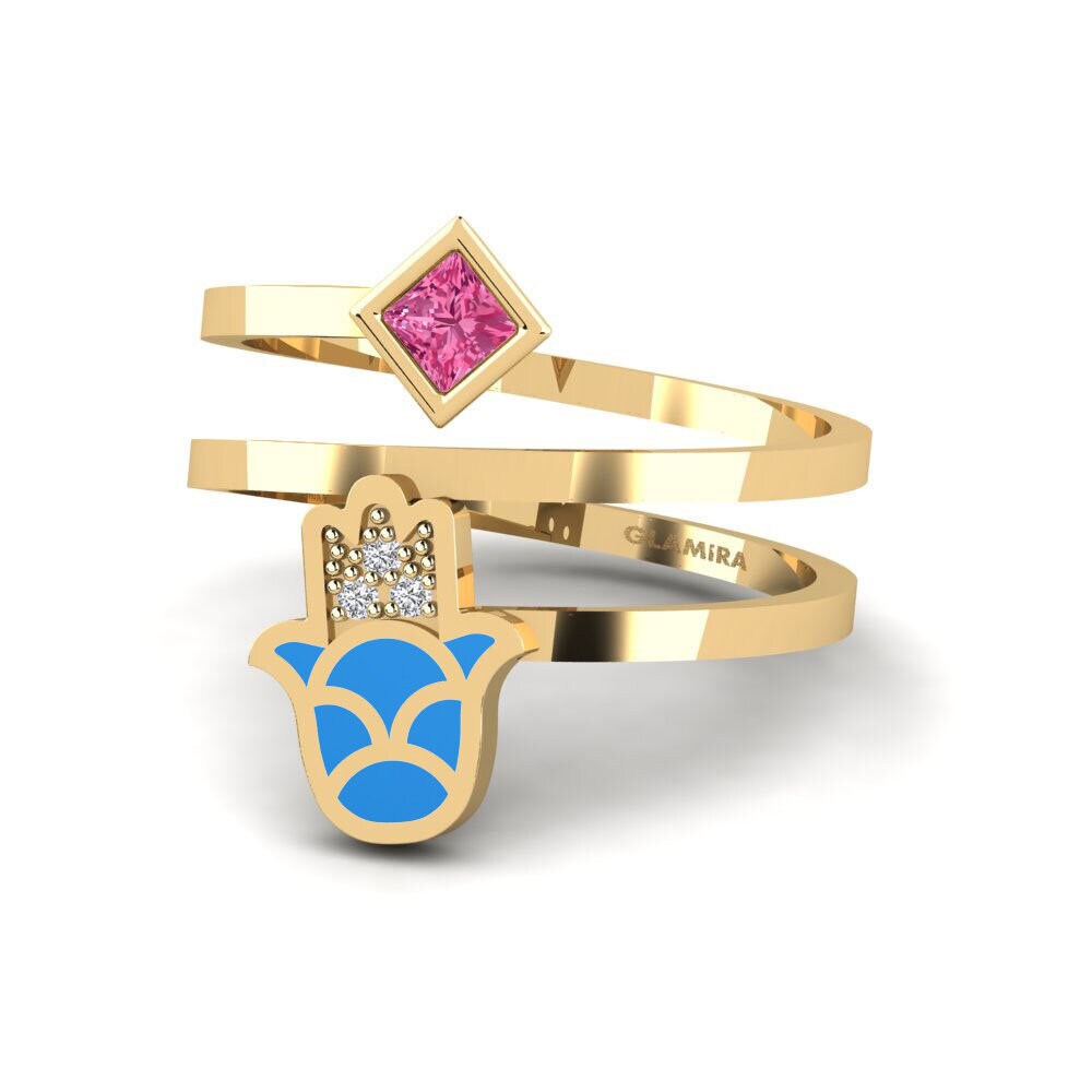 Tourmaline Rose Bague Babeslea