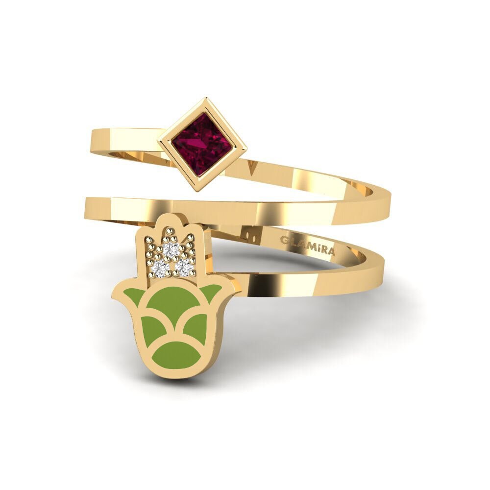 Rhodolit-Granat Ring Babeslea