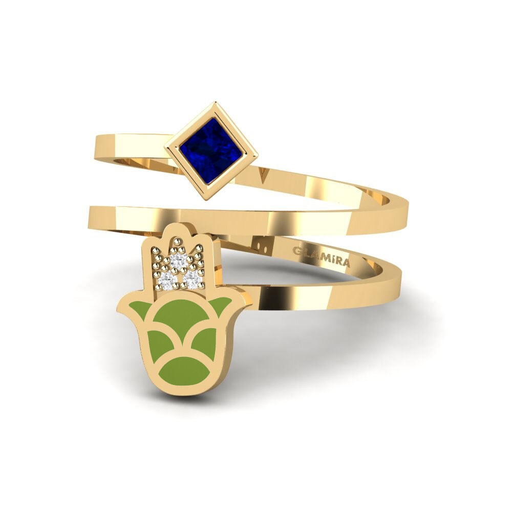 Zafiro Anillo Babeslea