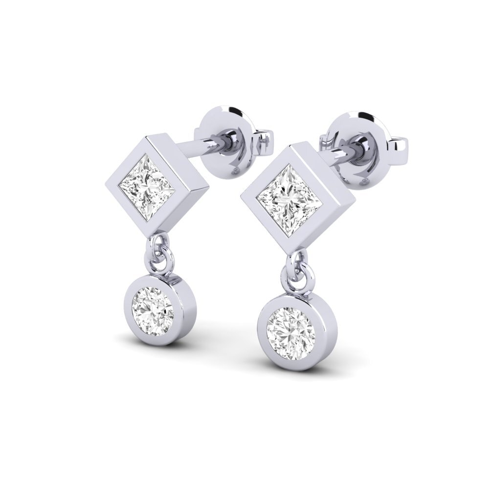 Plata 925 Pendiente de mujer Bahati - B