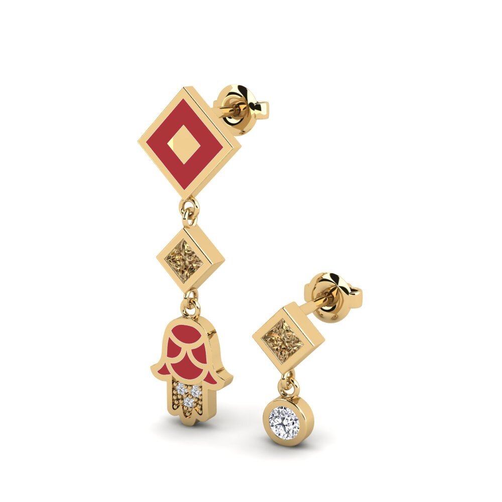 Brown Diamond Women's Earring Bahati Set