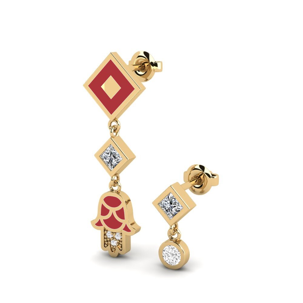 Zirkoon Dames Oorbellen Bahati Set
