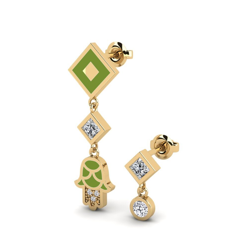 Circonita Pendiente de mujer Bahati Set