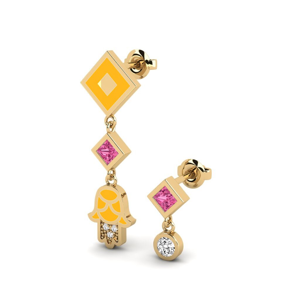 Pink Tourmaline Women's Earring Bahati Set