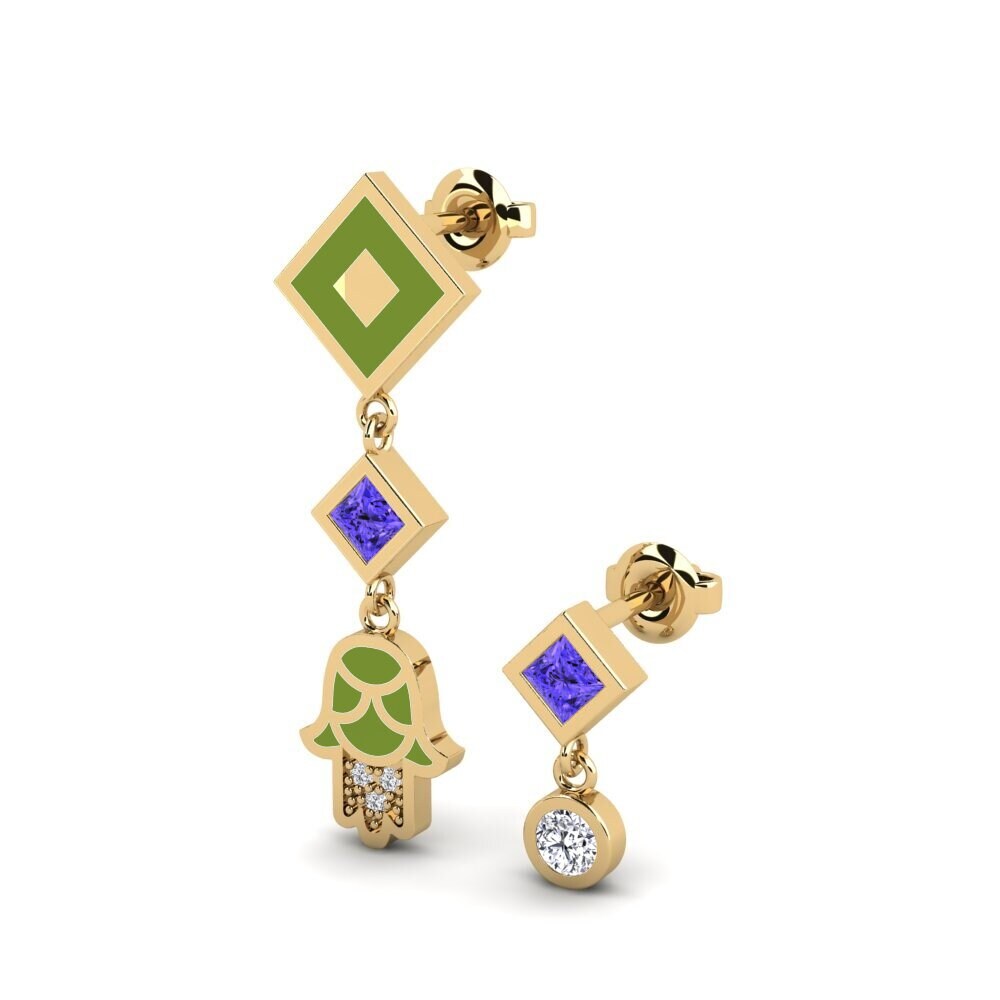 Tanzanite Women's Earring Bahati Set