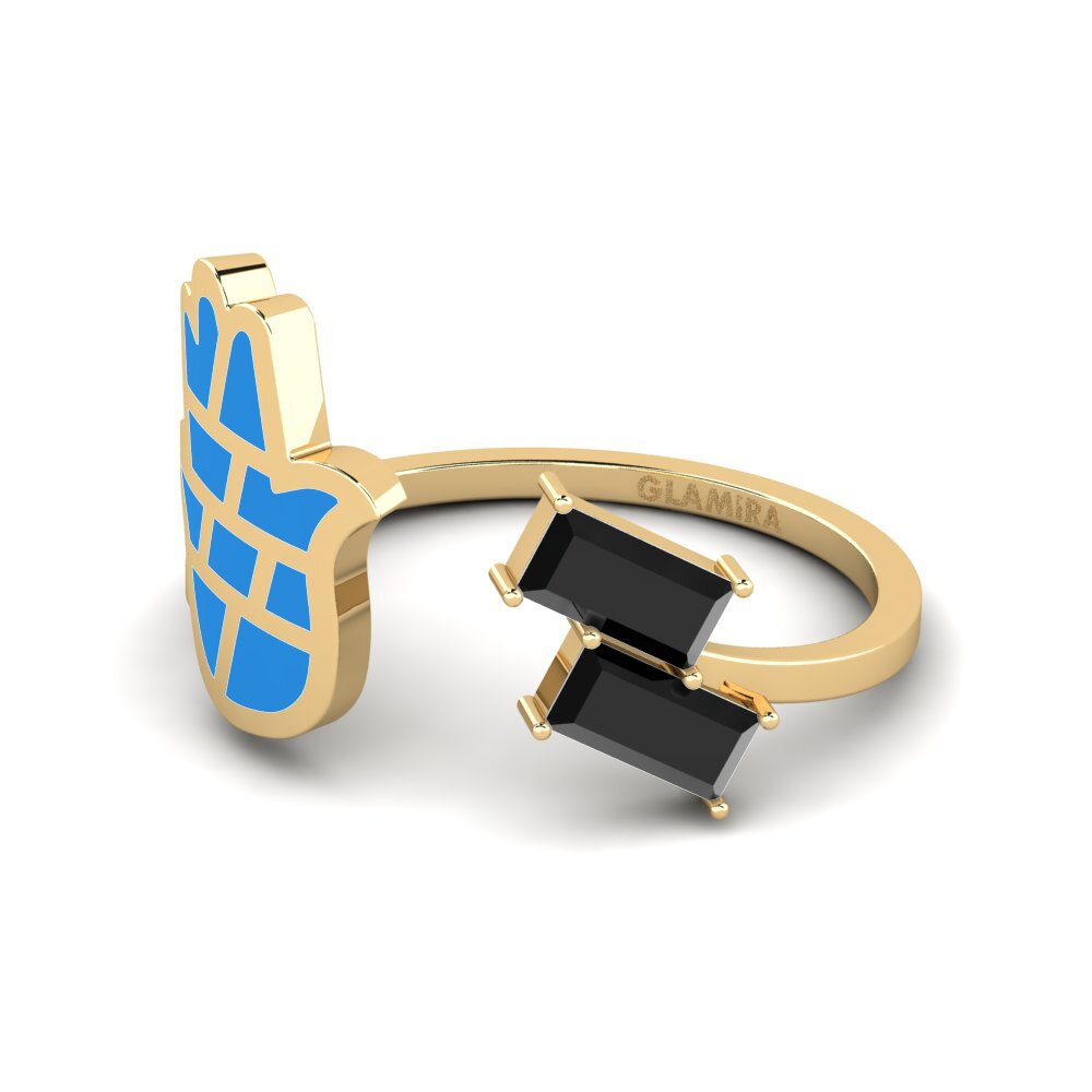 Schwarzer Onyx Ring Bashitsn