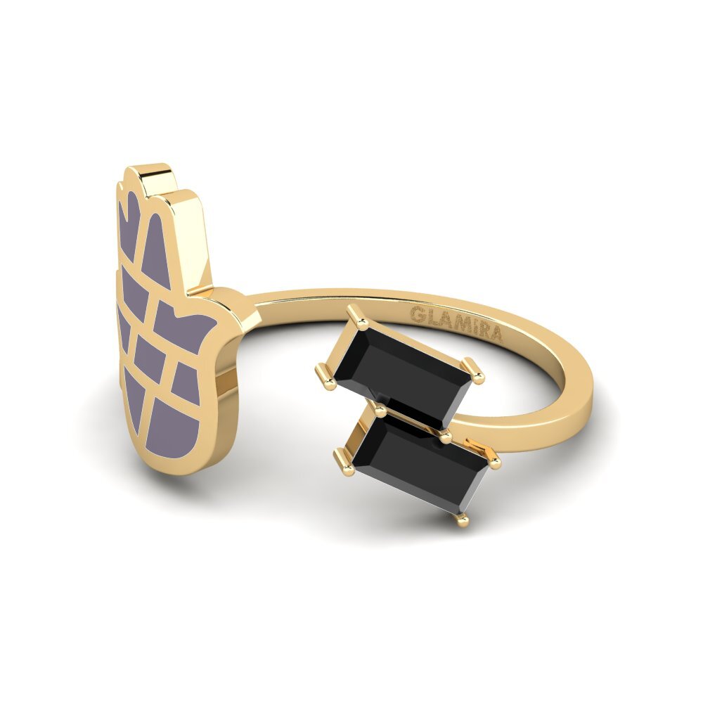Schwarzer Saphir Ring Bashitsn