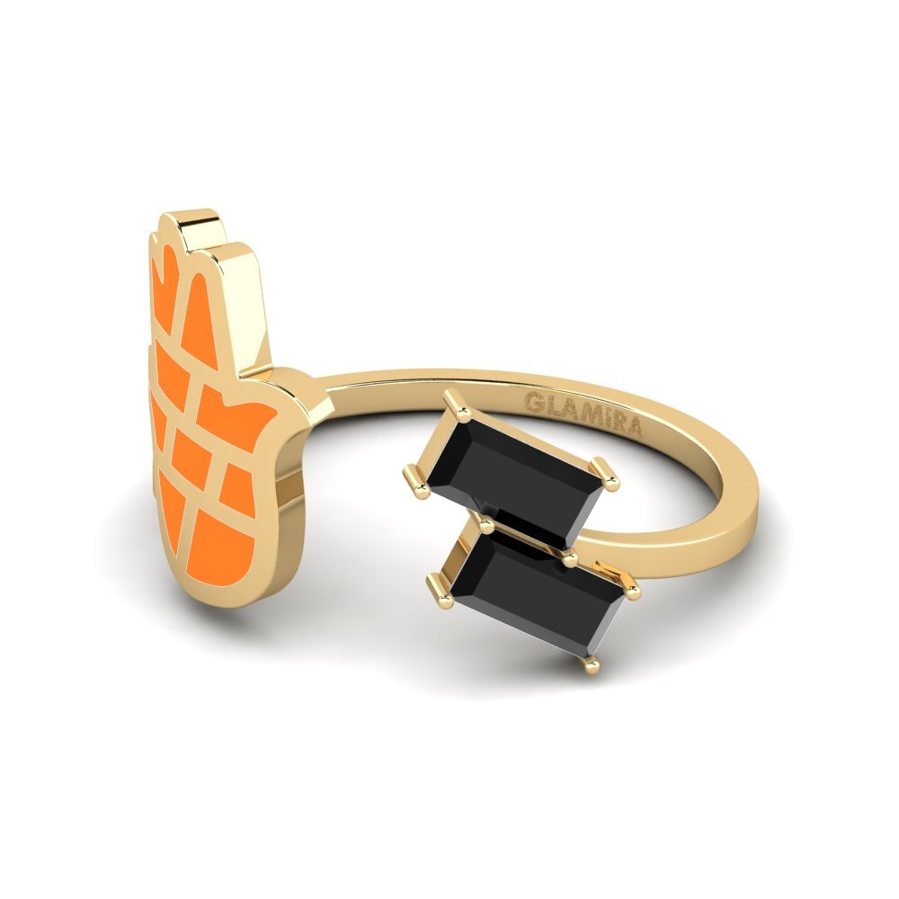 Zafiro negro Anillo Bashitsn