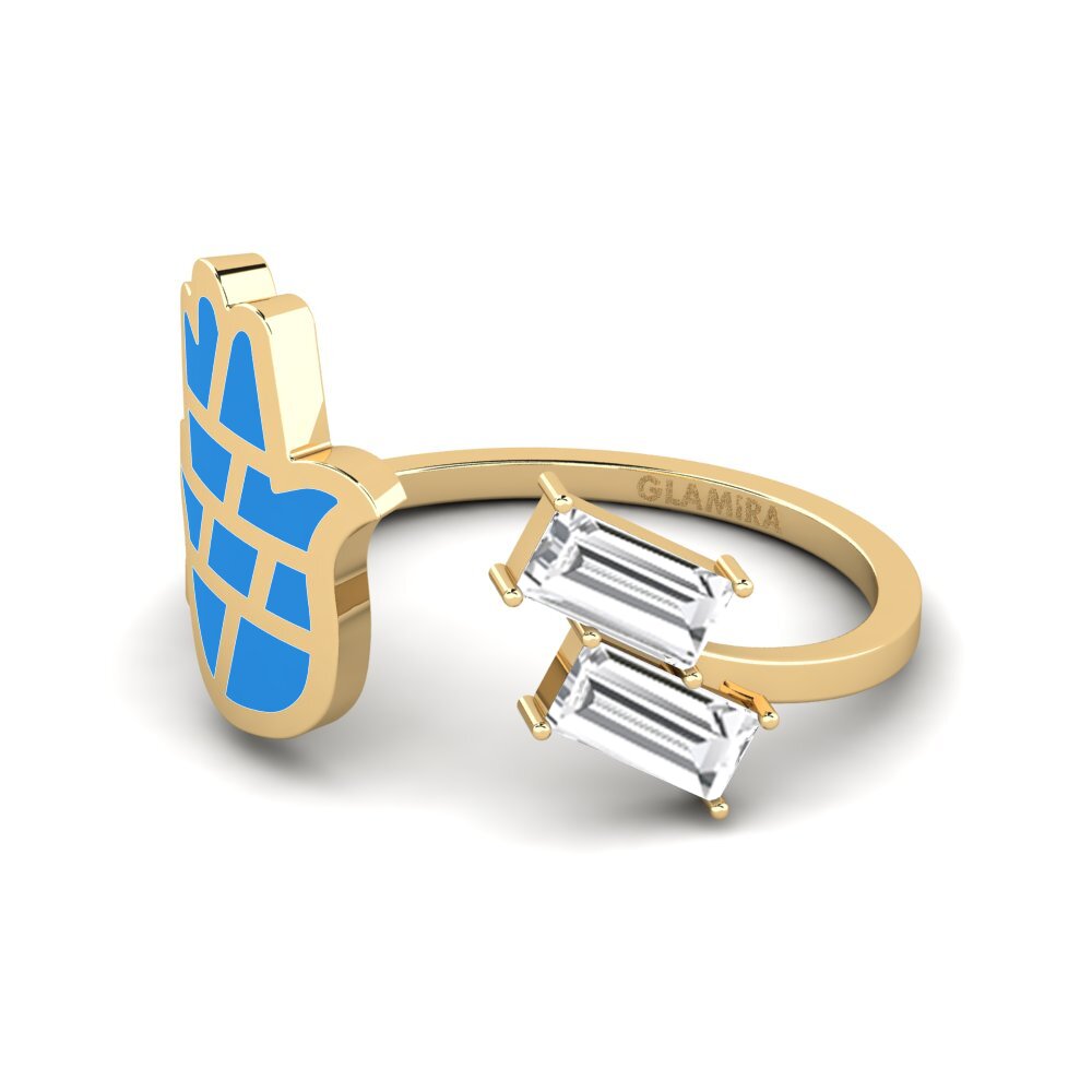 Weißer Saphir Ring Bashitsn