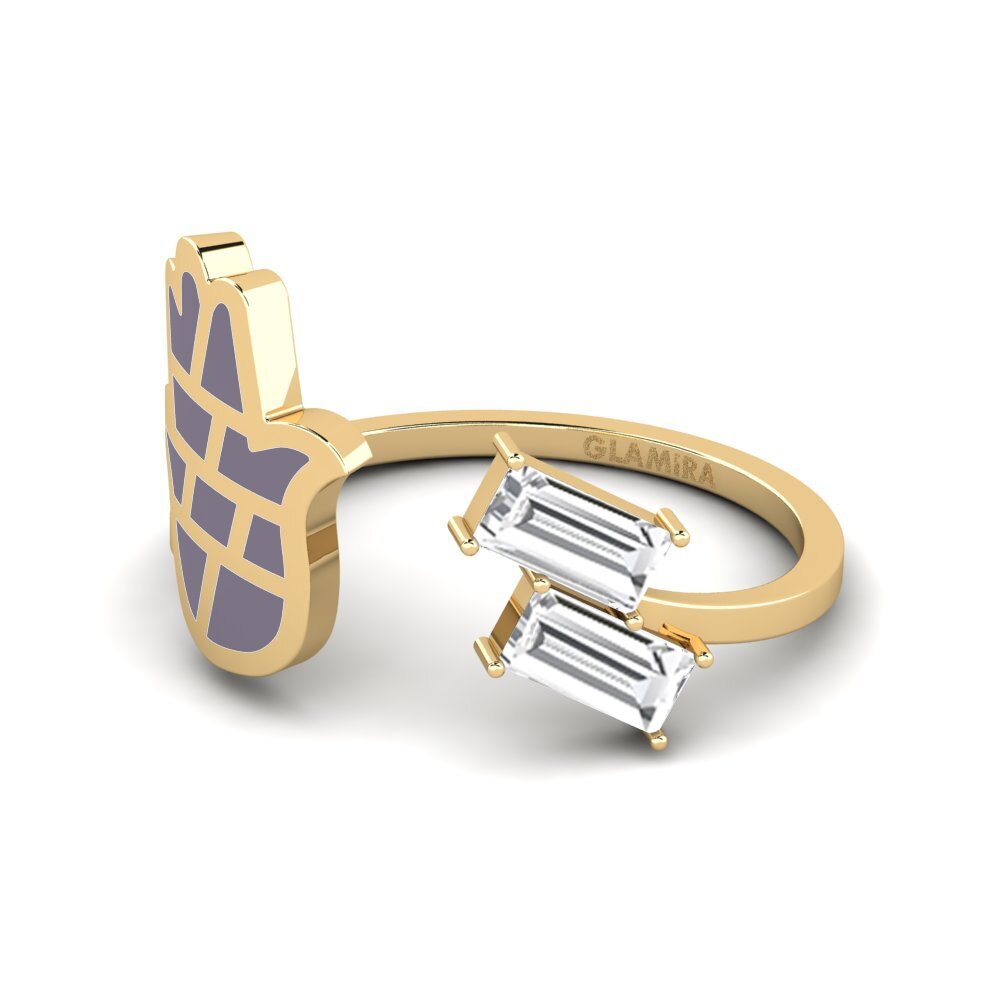 Weißer Saphir Ring Bashitsn