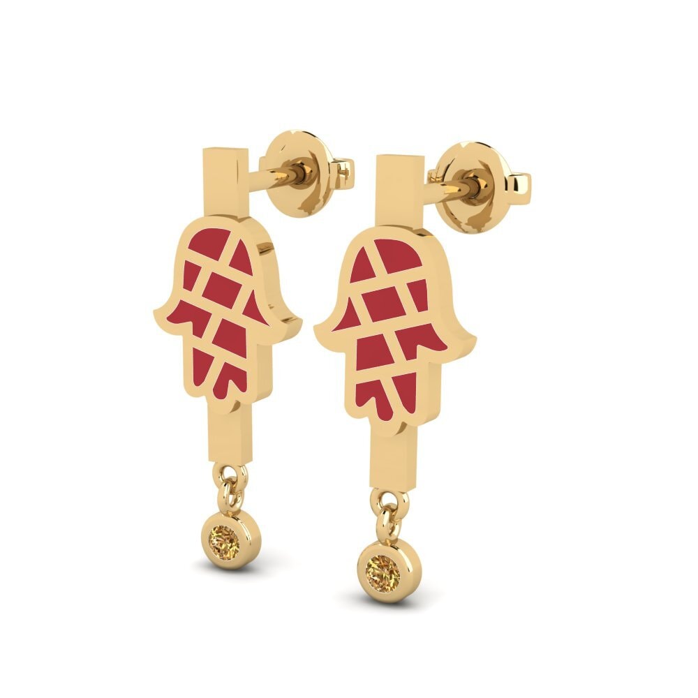 Brown Diamond Women's Earring Bogatstvo