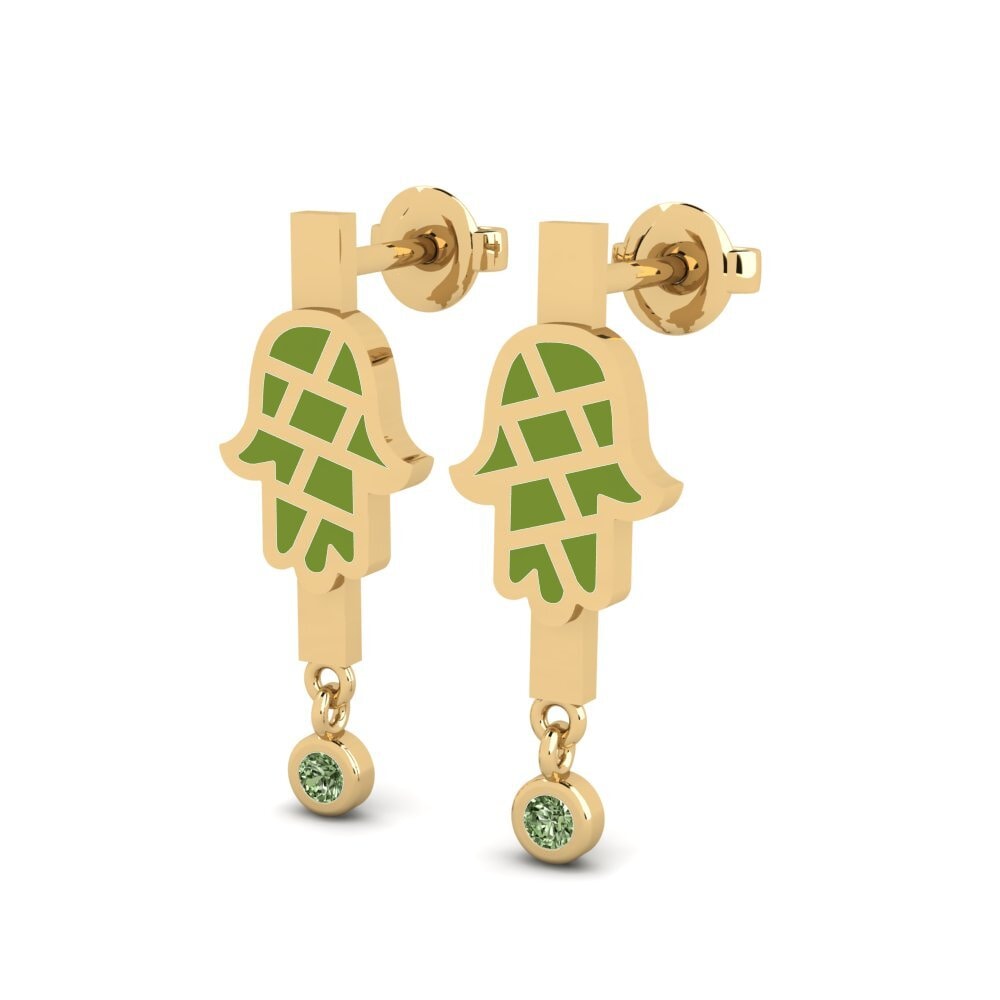 Diamante Verde Pendiente de mujer Bogatstvo