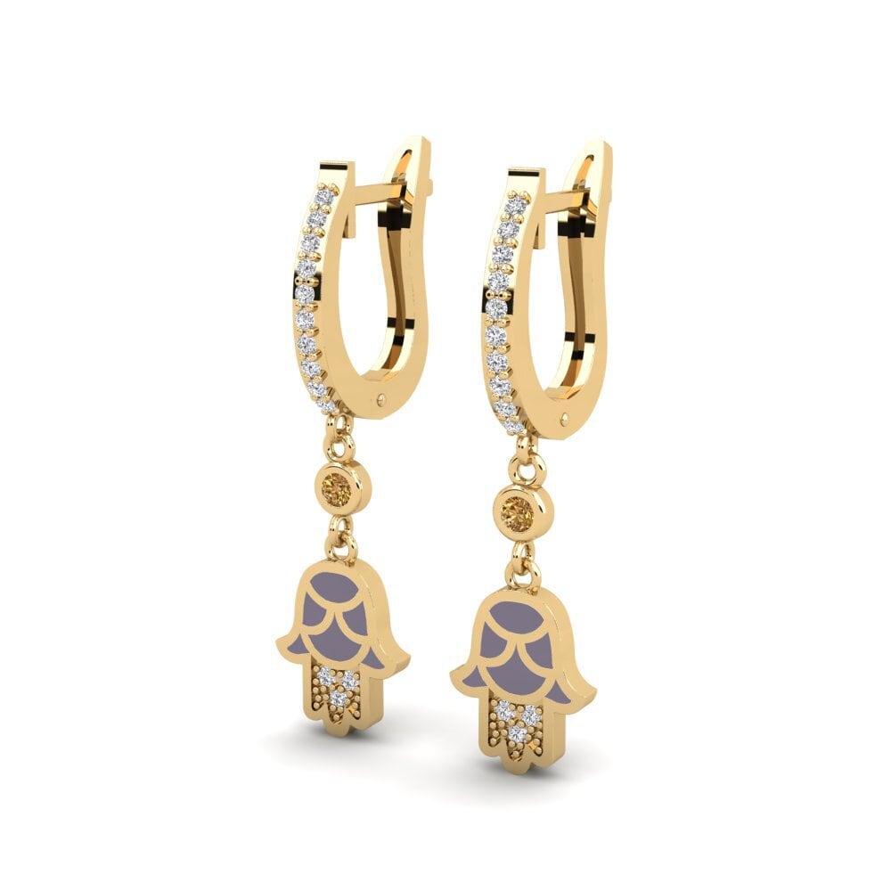 Brown Diamond Women's Earring Carah