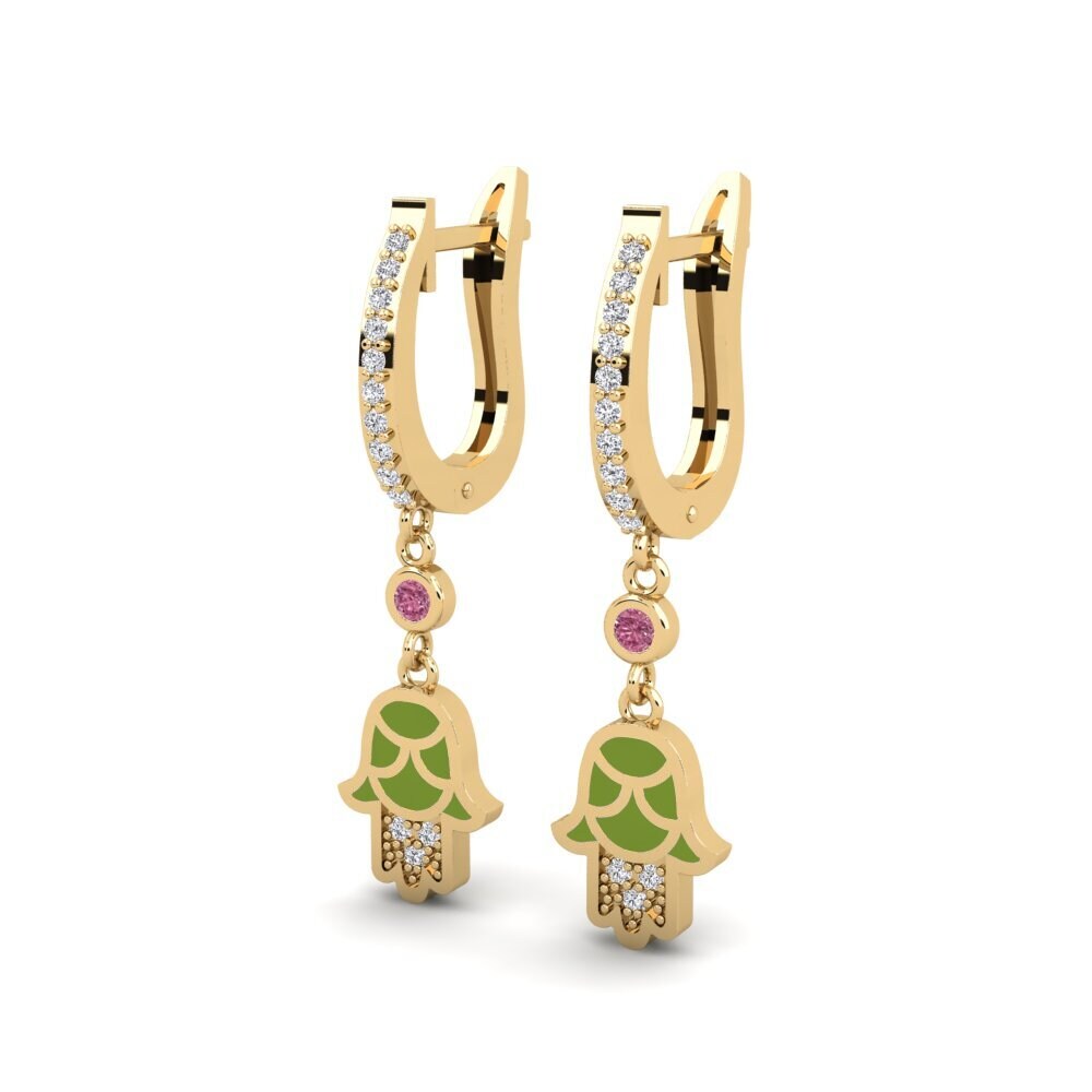 Rhodolite Garnet Women's Earring Carah