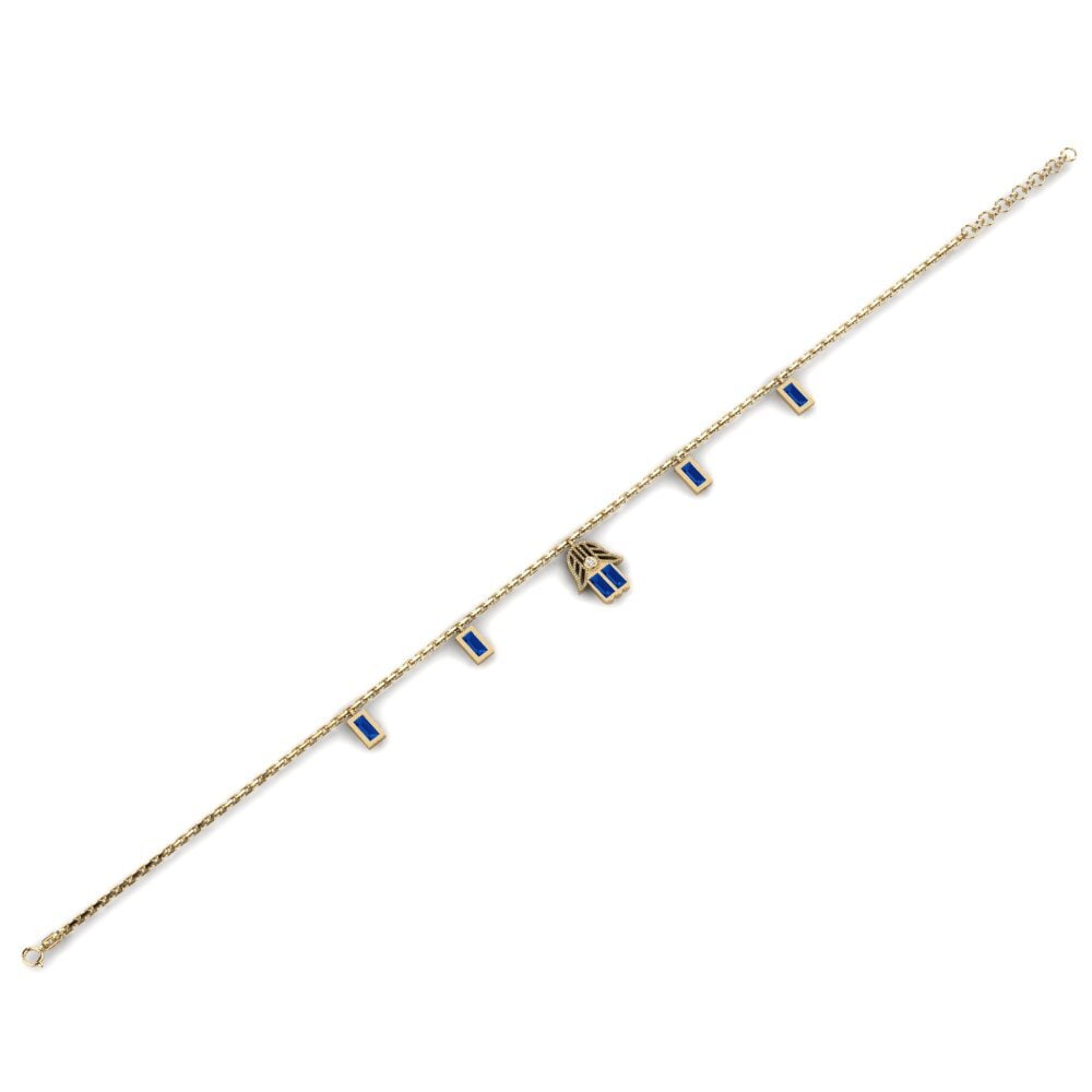 Circonita Azul Oscuro Pulsera de Mujer Connel