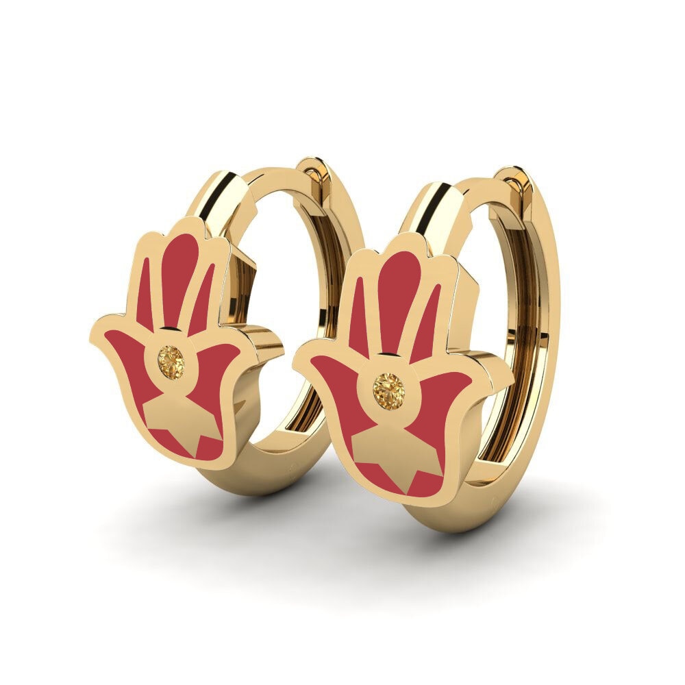 Brown Diamond Women's Earring Cumhacht