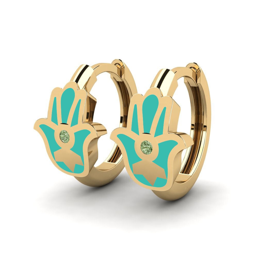 Diamante Verde Pendiente de mujer Cumhacht