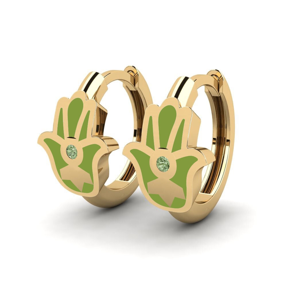 Diamante Verde Pendiente de mujer Cumhacht