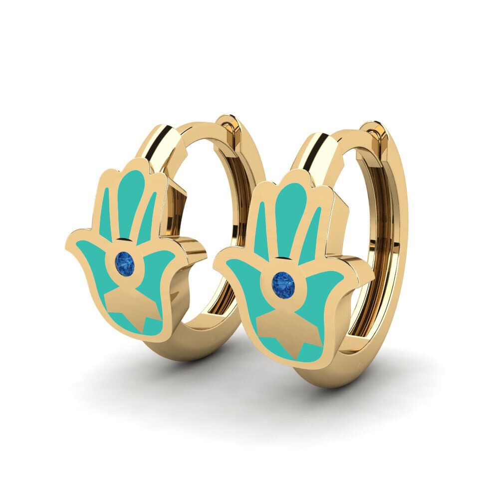 Dark Blue Zirconia Women's Earring Cumhacht