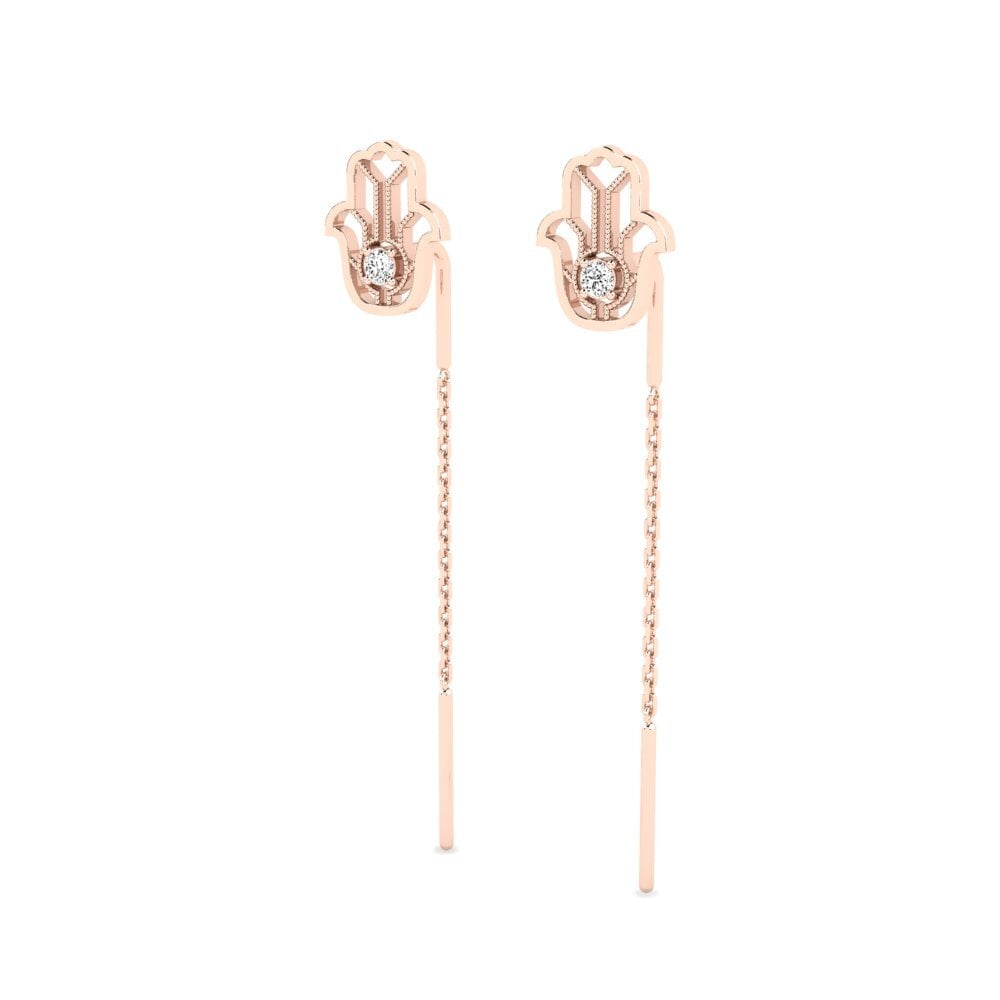 Moissanite Women's Earring Cuprum