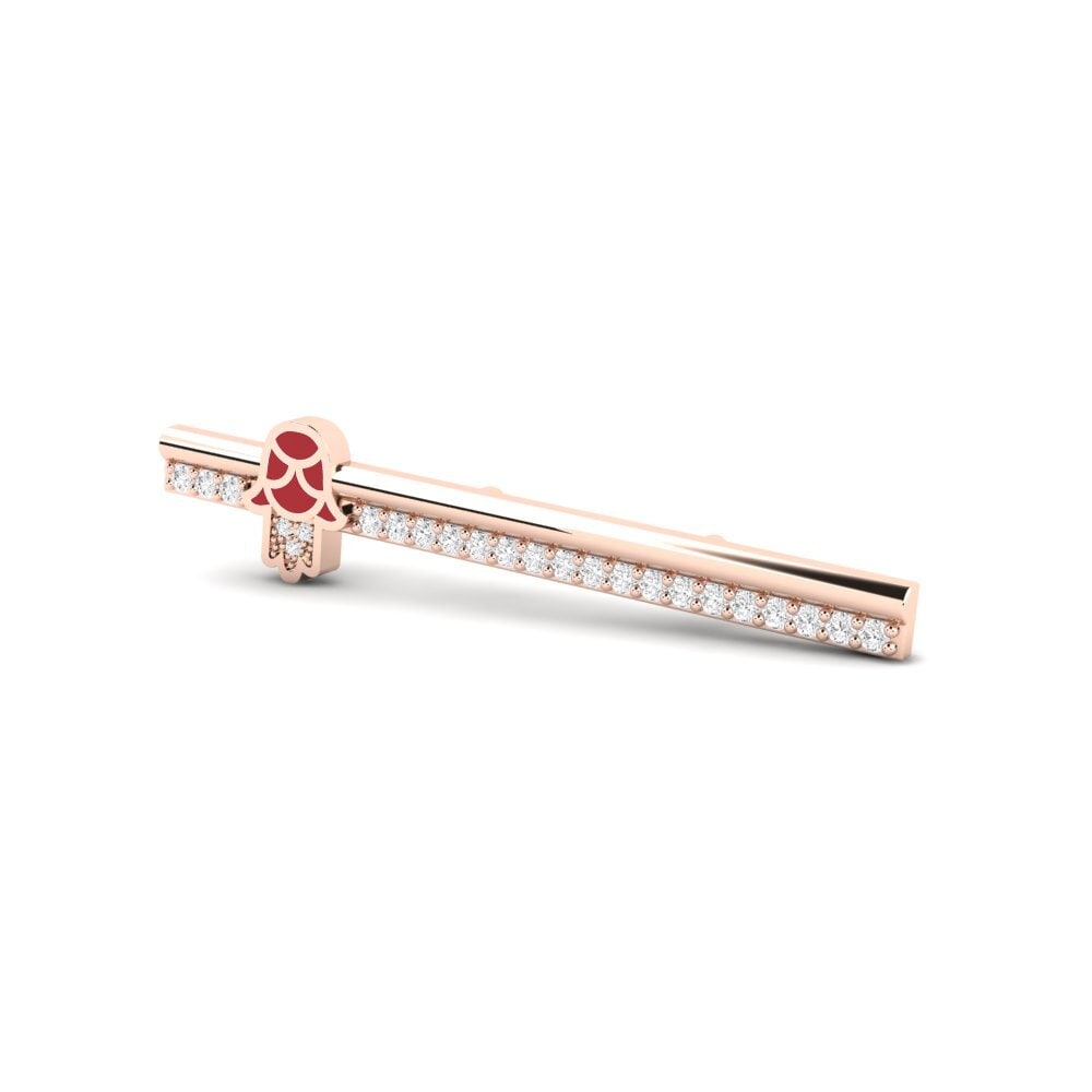 14k Oro Rosa Pinzas de Cabello Dirgelwch